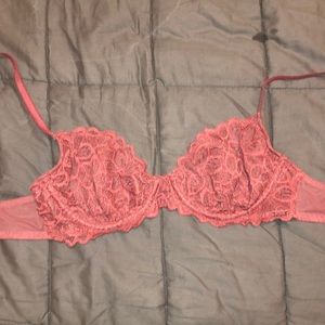 pink bralette